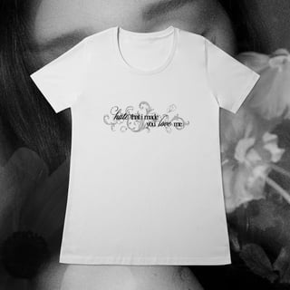 Nome do produto Baby Tee Hate & Love