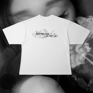 Nome do produto Camiseta Oversized Hate & Love