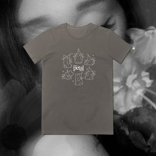 Nome do produto Baby Tee Bunnies Cinza Estonada