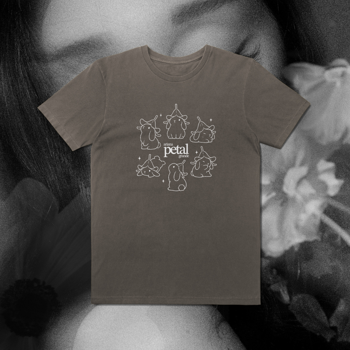 Nome do produto: Camiseta Bunnies Cinza Estonada