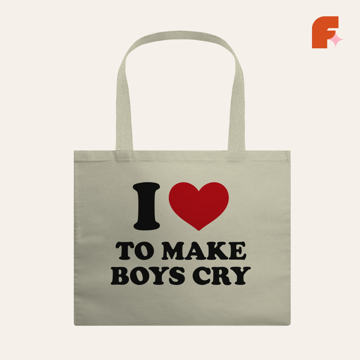 Ecobag I Love To Make Boys Cry