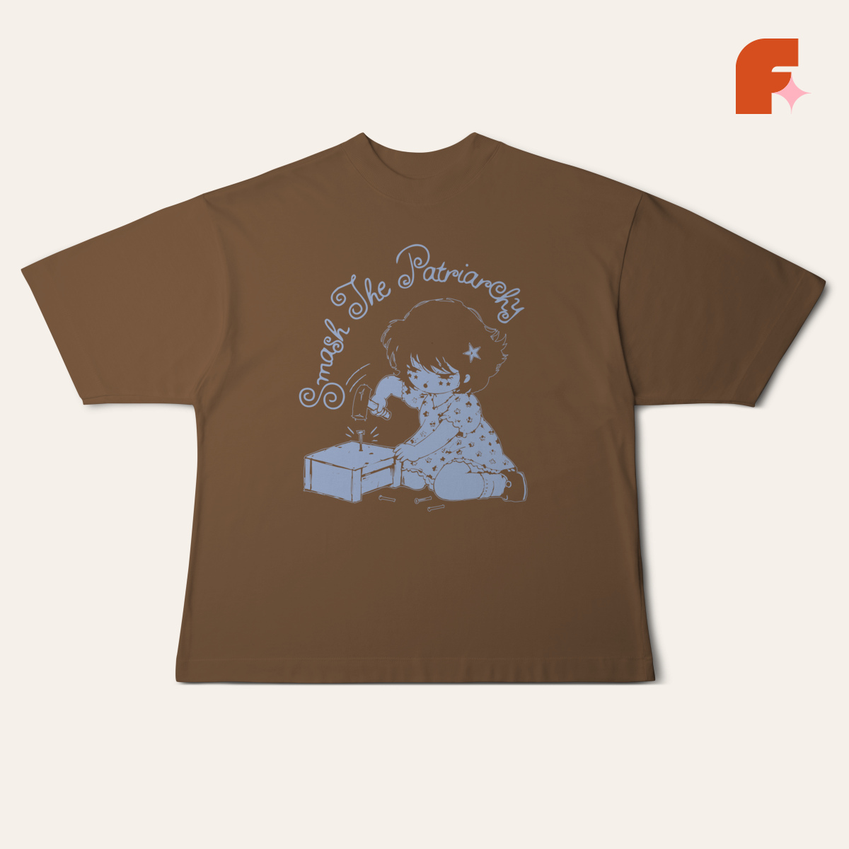 Camiseta Oversized Smash The Patriarchy