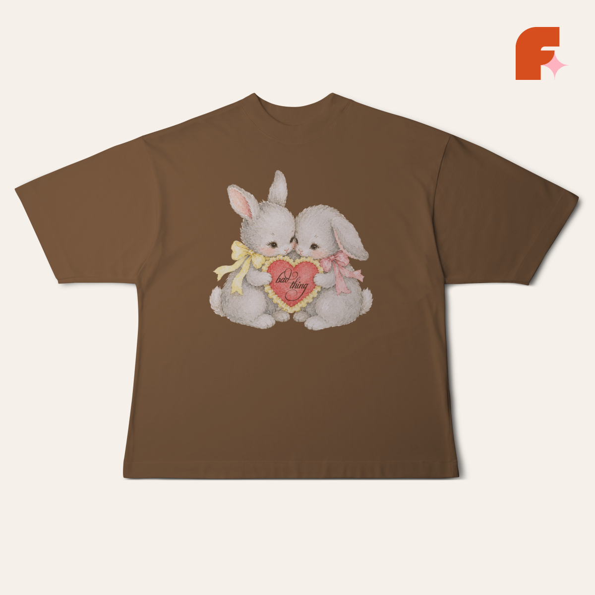 Camiseta Oversized Bad Thing Bunnies