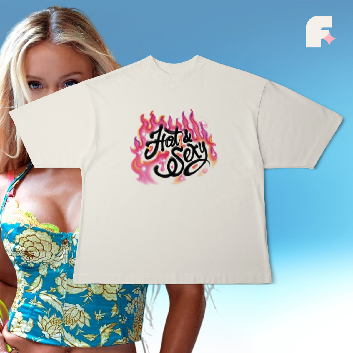 Camiseta Oversized Hot & Sexy