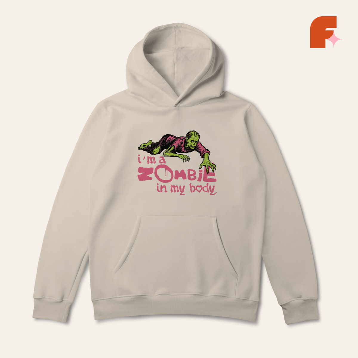Moletom Canguru Zombie