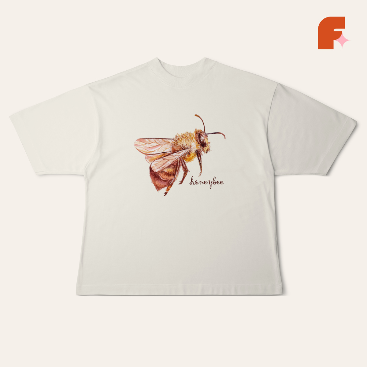 Camiseta Oversized Honey