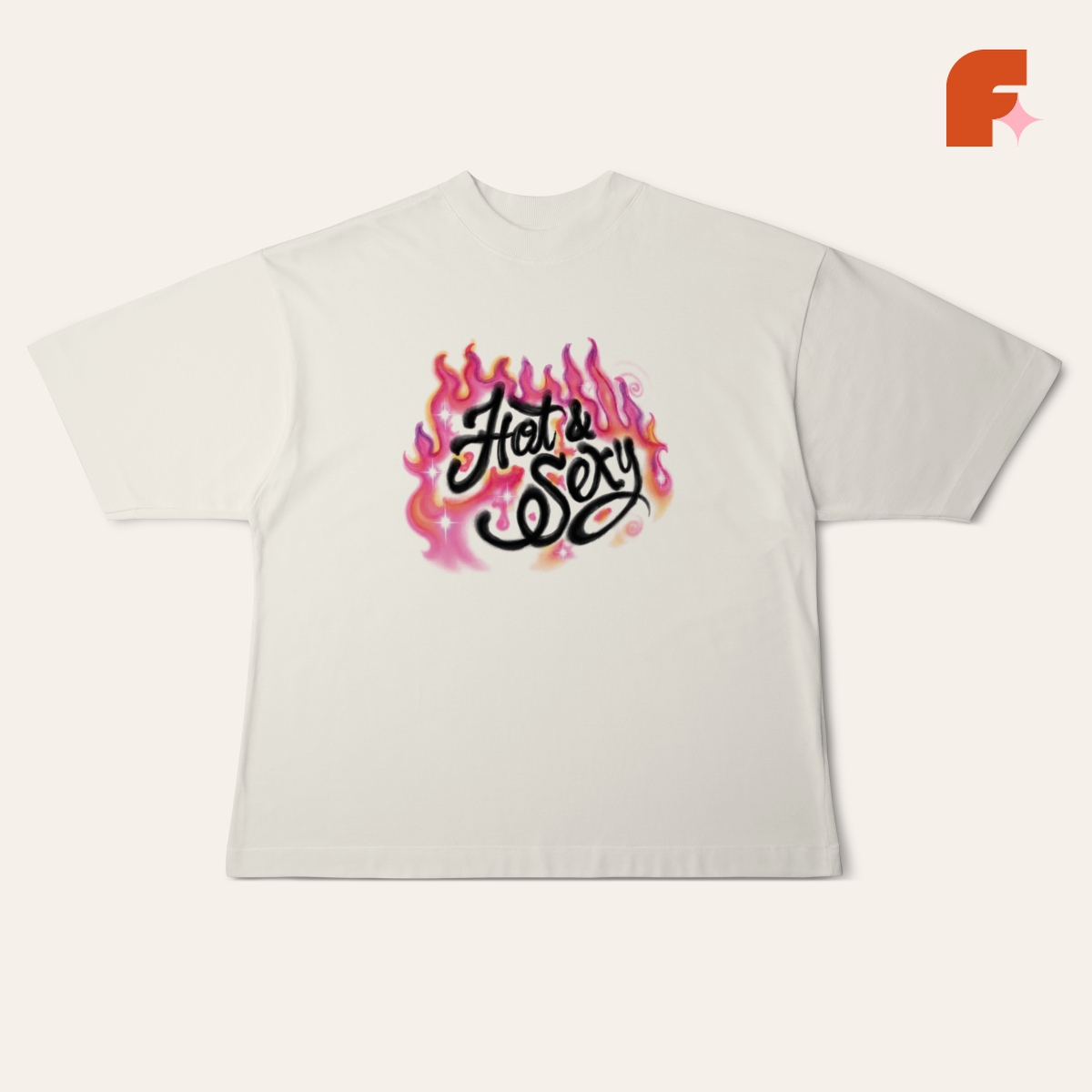 Camiseta Oversized Hot & Sexy