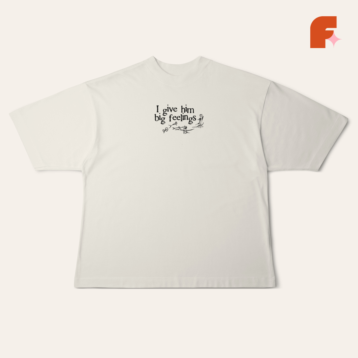 Camiseta Oversized Big Feelings