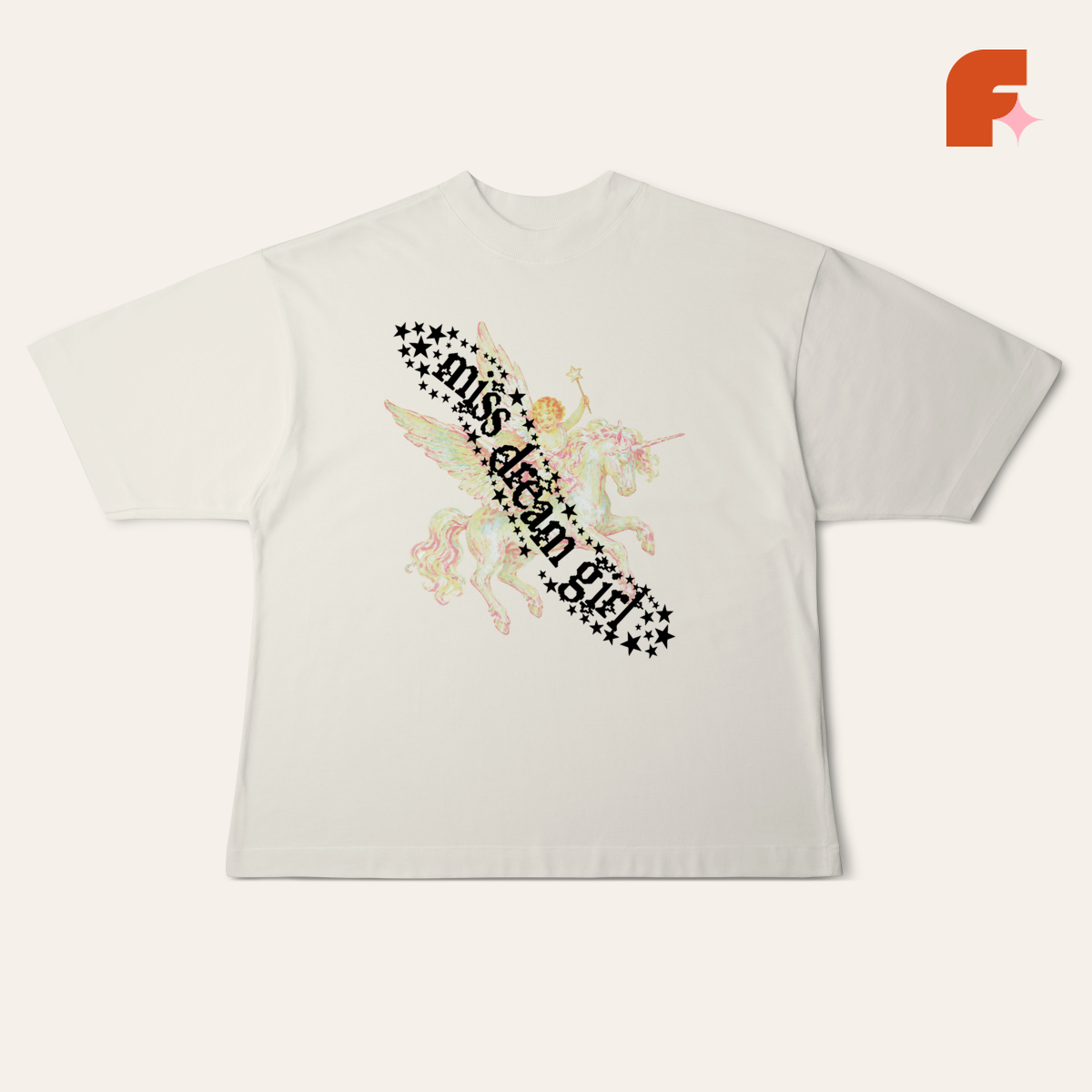 Camiseta Oversized Miss Dream Girl