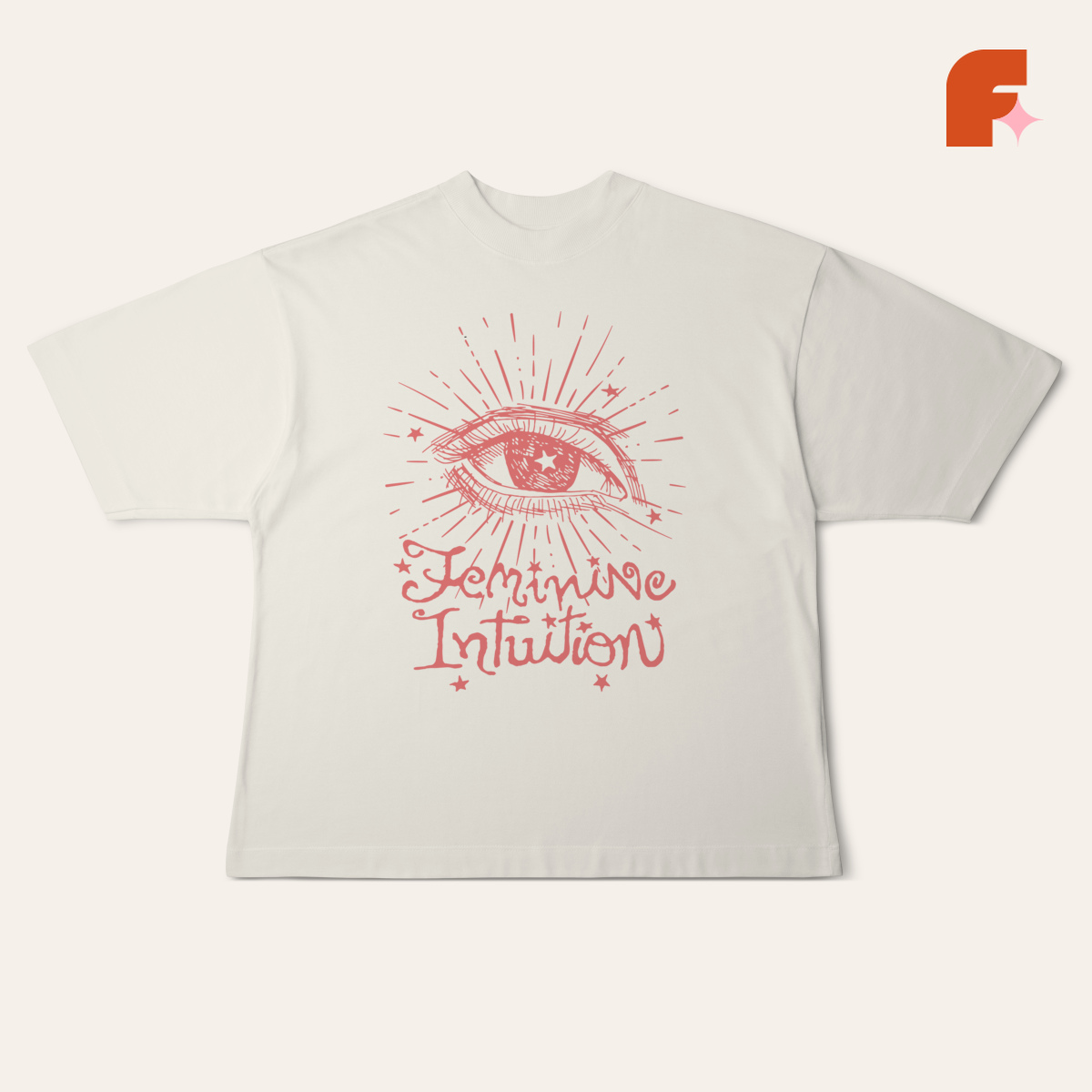 Nome do produto: Camiseta Oversized Feminine Intuition