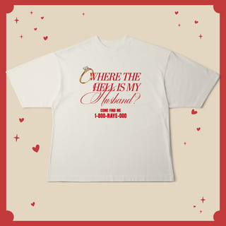 Nome do produto Camiseta Oversized Husband