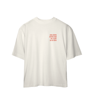 Nome do produto Camiseta Oversized Girl So In Love