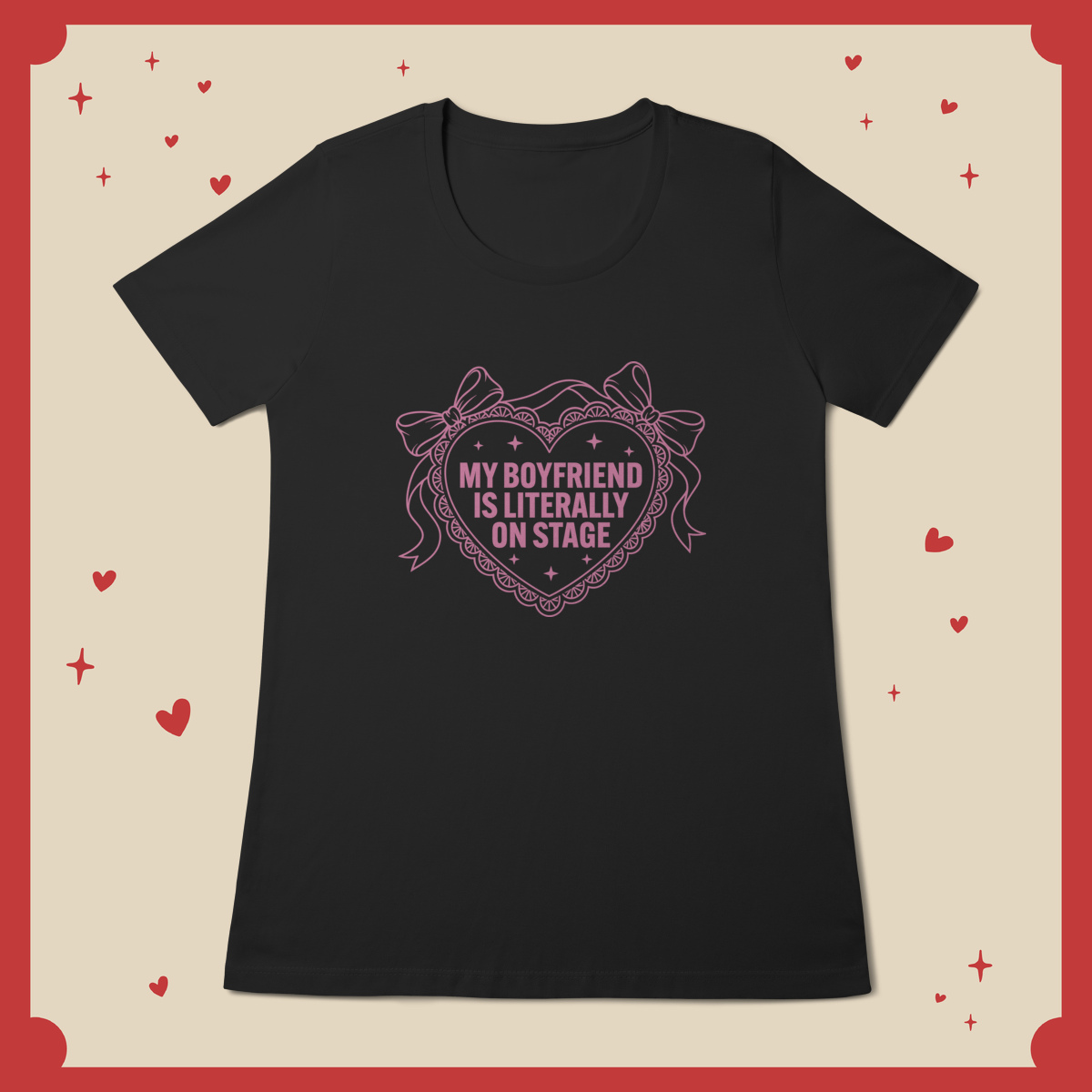 Nome do produto: Baby Tee Boyfriend On Stage