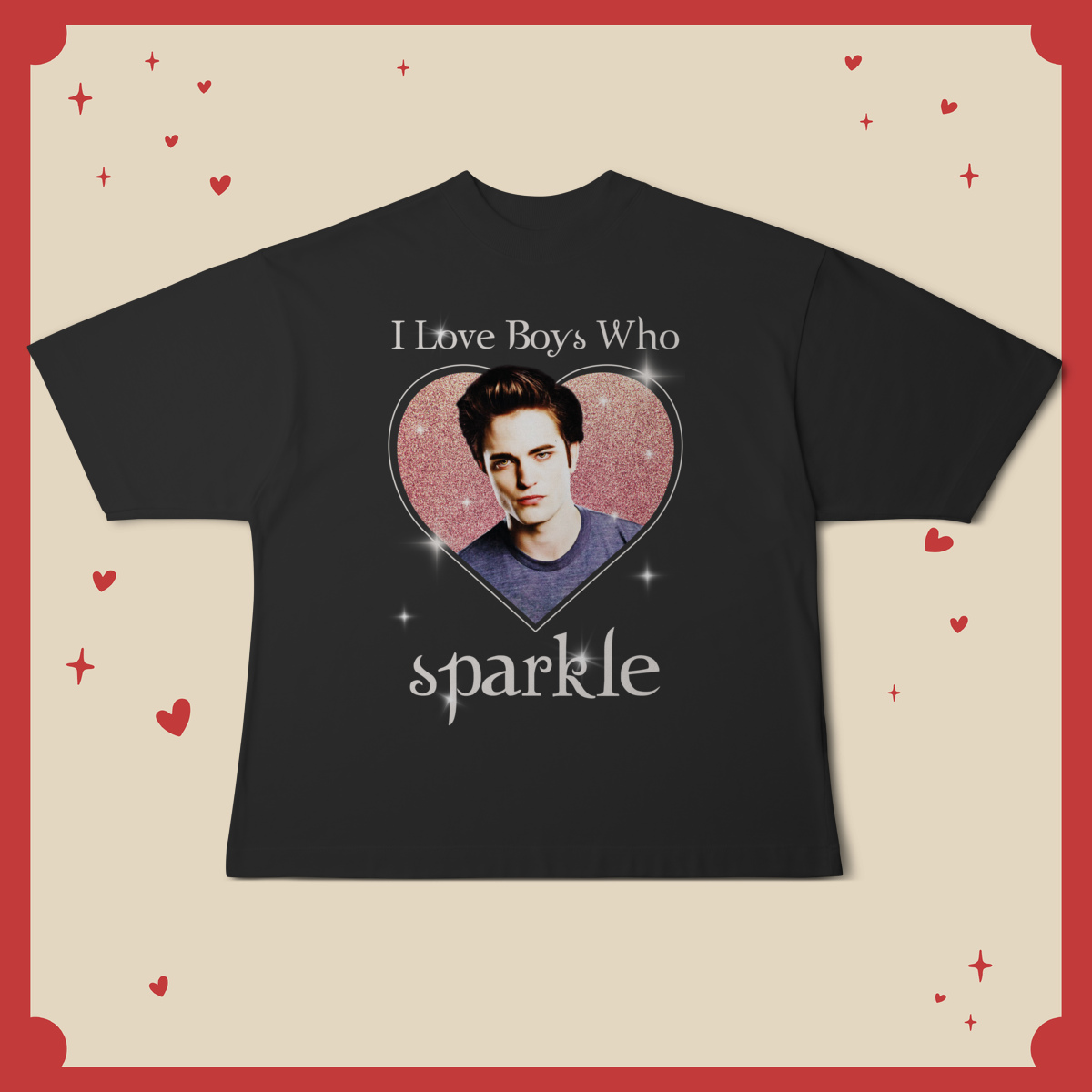 Nome do produto: Camiseta Oversized Edward Cullen