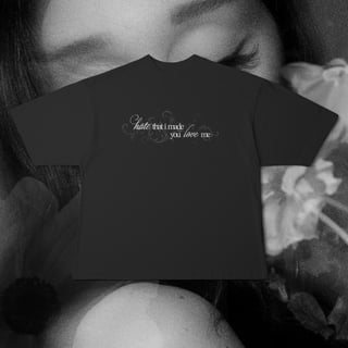 Nome do produto Camiseta Oversized Hate & Love