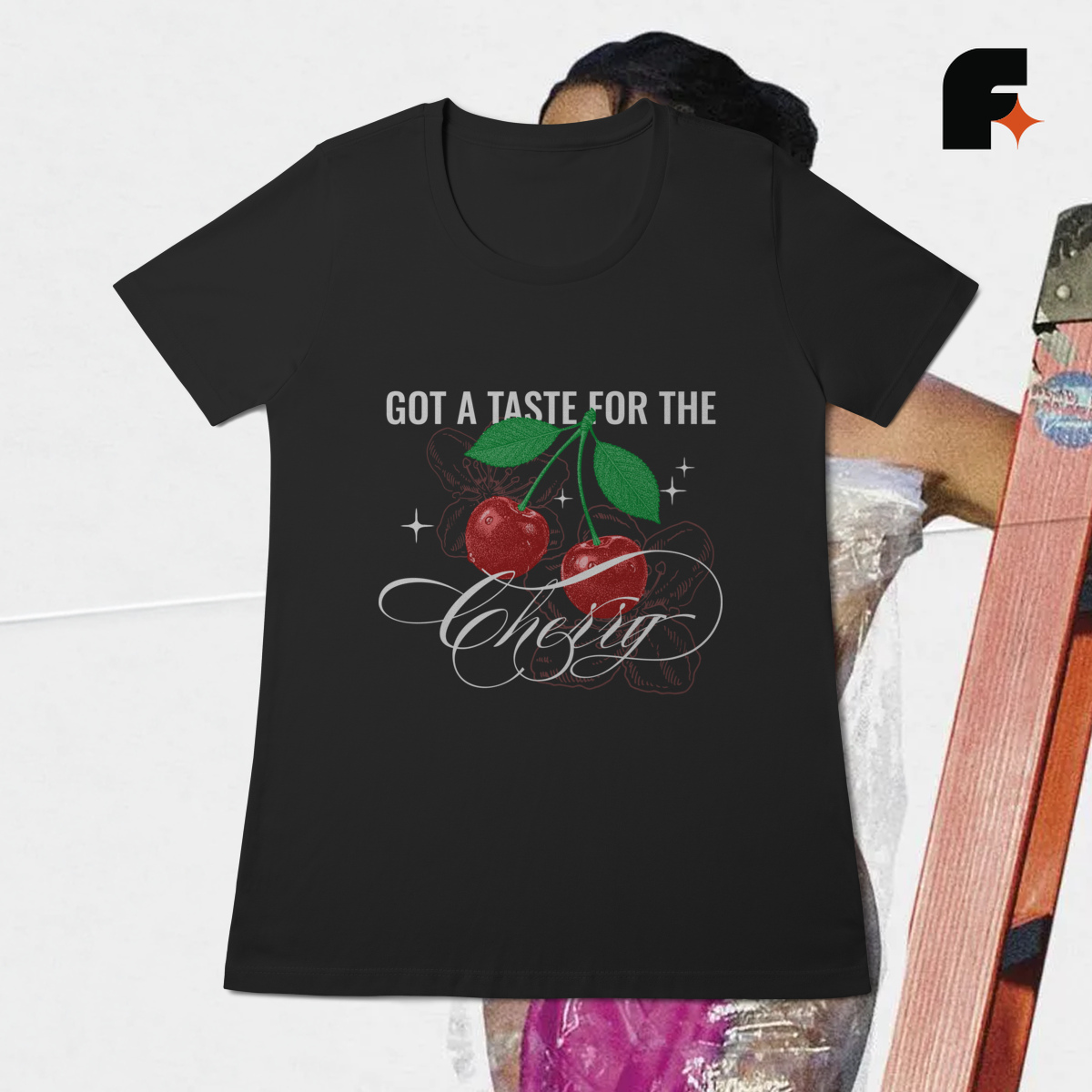 Baby Tee Cherry