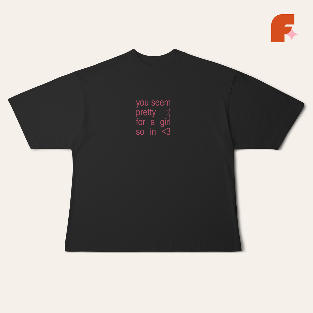 Camiseta Oversized <3