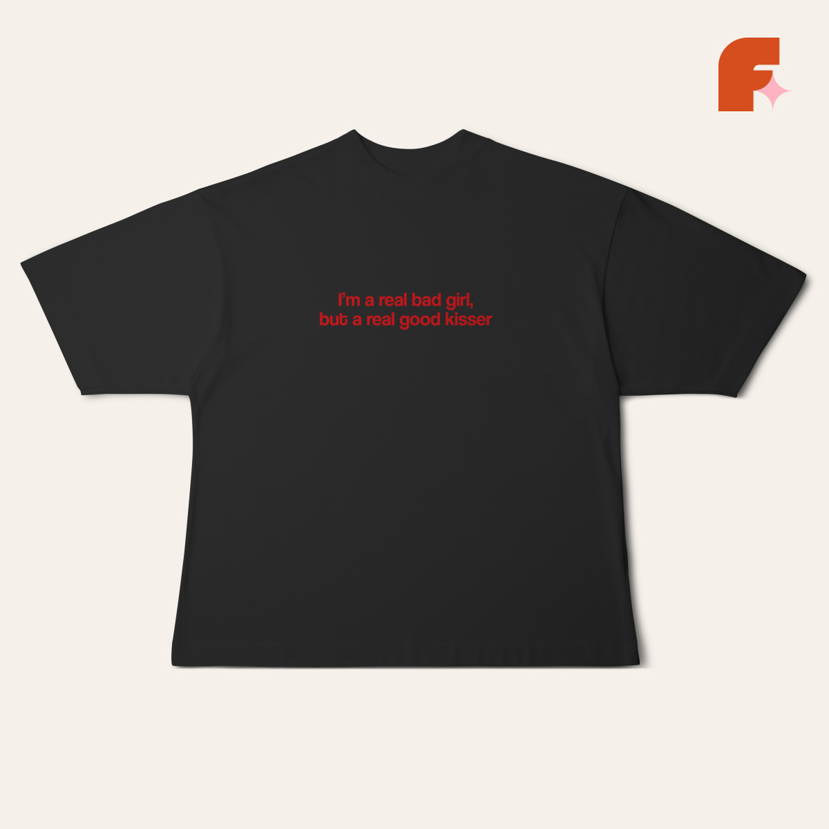 Camiseta Oversized Good Kisser 
