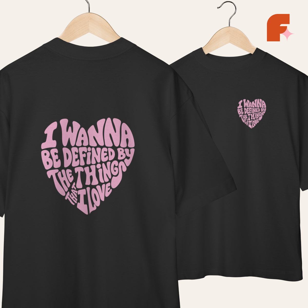 Camiseta Oversized Things I Love