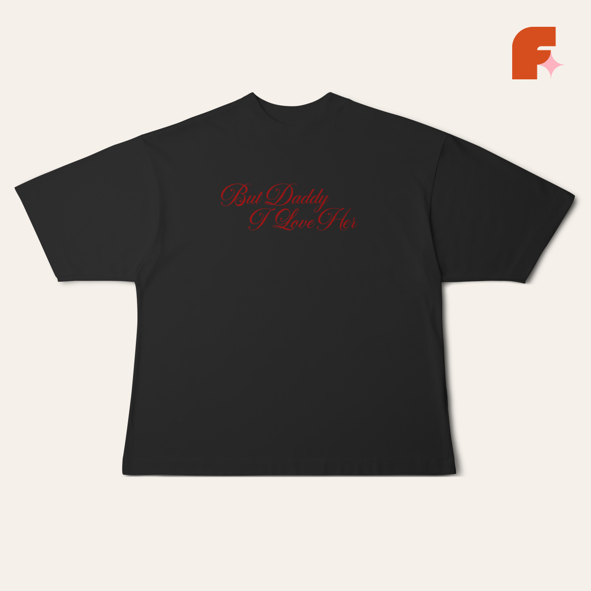 Camiseta Oversized Daddy I Love Her