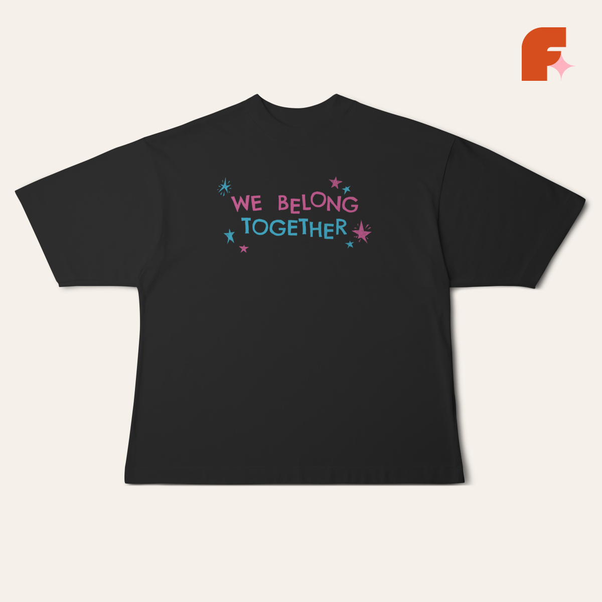 Camiseta Oversized We Belong Together