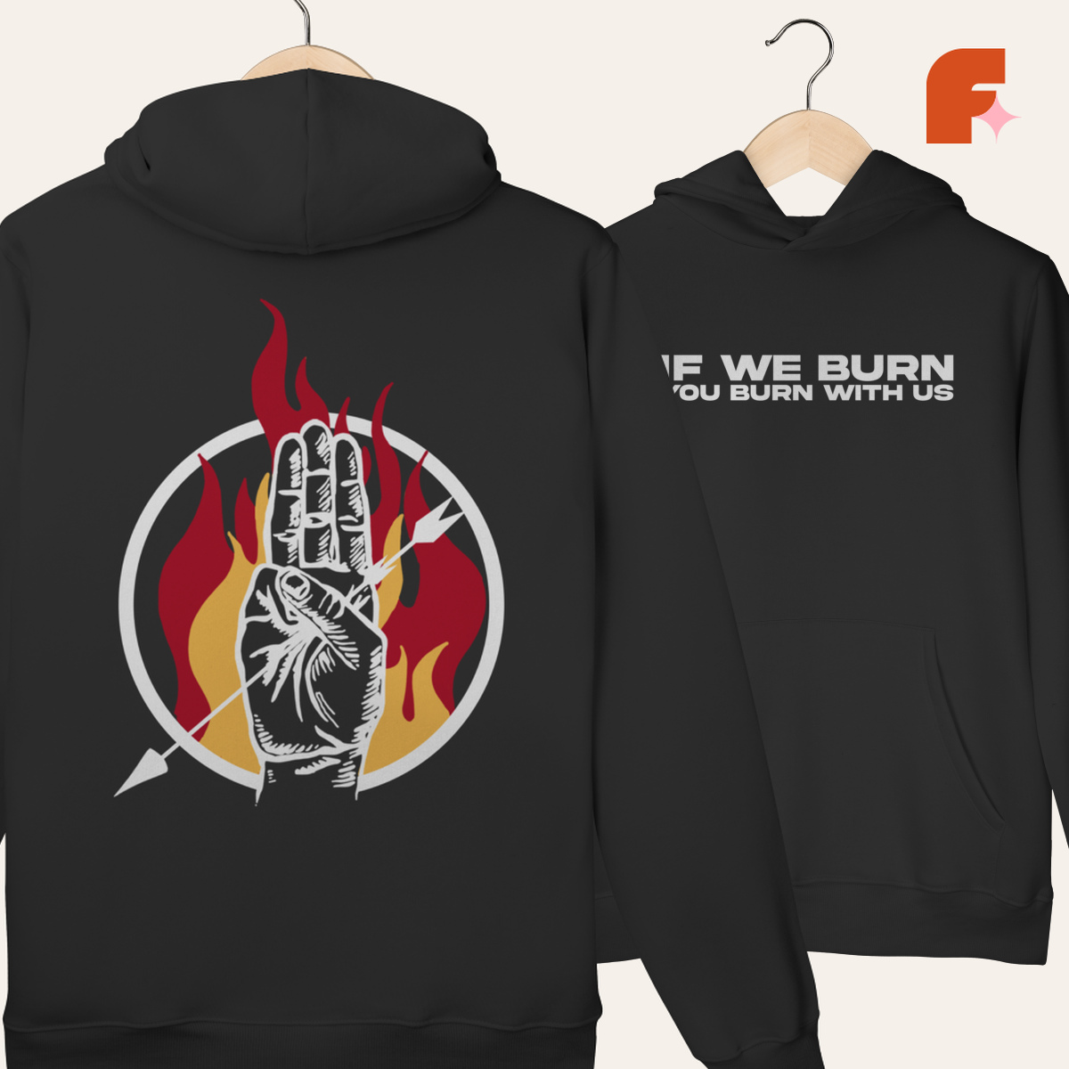 Moletom Canguru If We Burn
