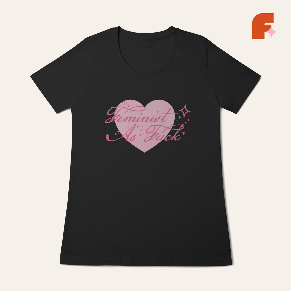 Baby Tee Feminist AF