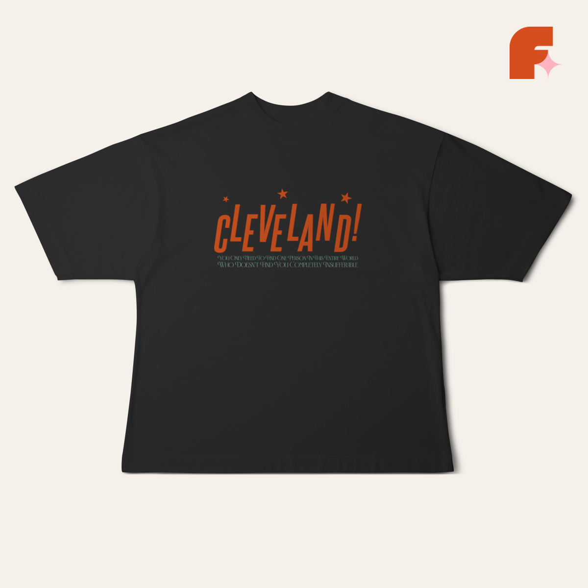 Camiseta Oversized Cleveland!