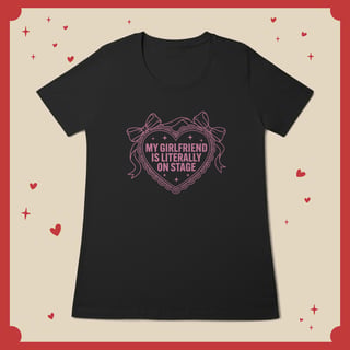 Nome do produto Baby Tee Girlfriend On Stage 