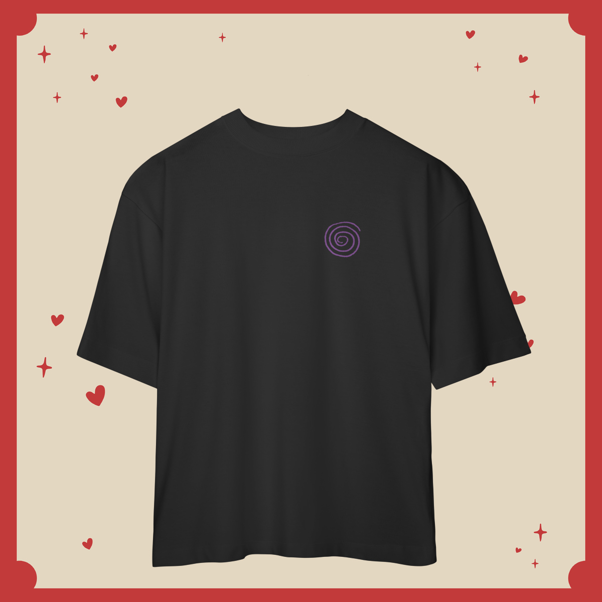 Nome do produto: Camiseta Oversized Espetáculo Estranho