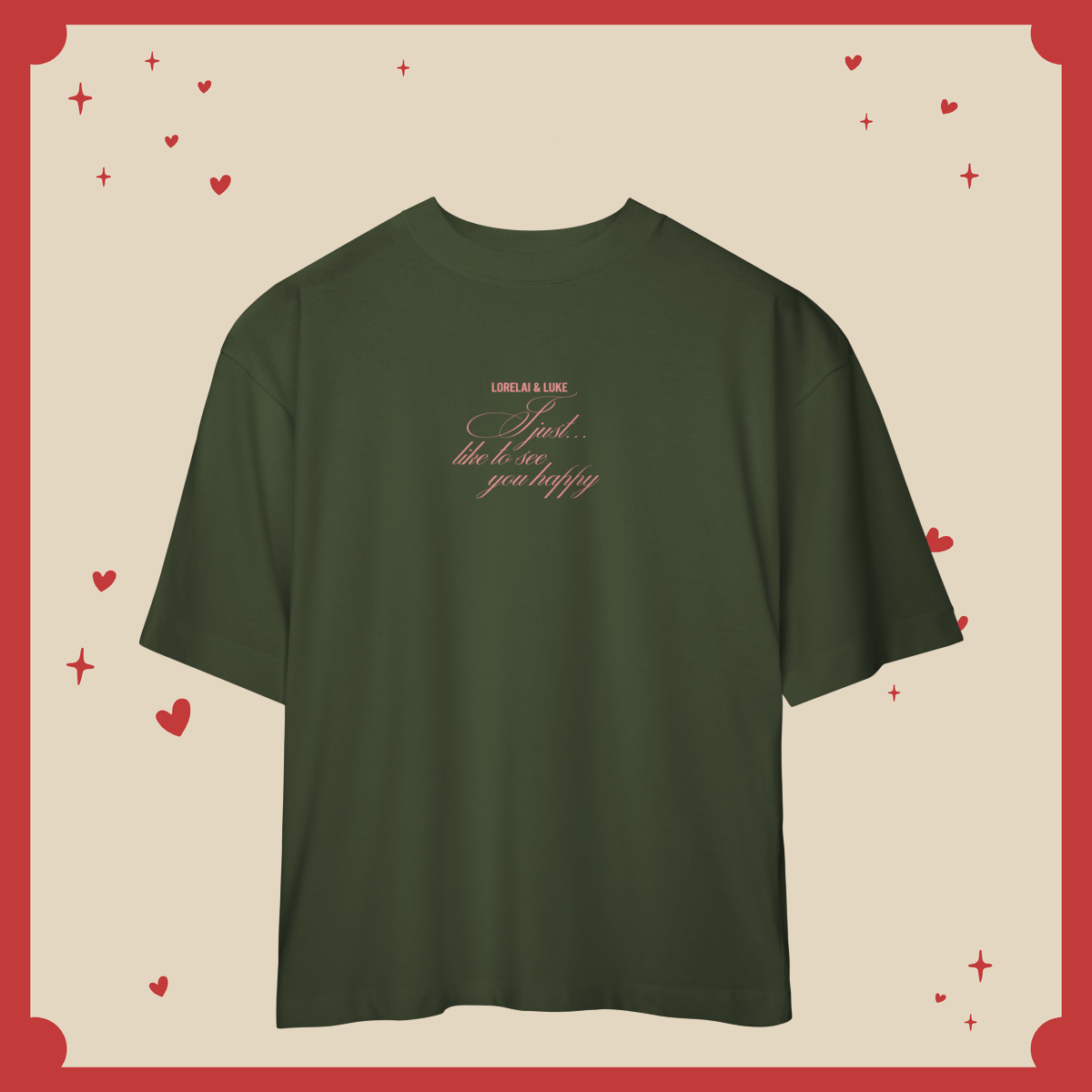 Nome do produto: Camiseta Oversized Lorelai & Luke