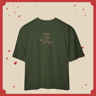 Camiseta Oversized Lorelai & Luke
