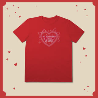Camiseta Boyfriend On Stage