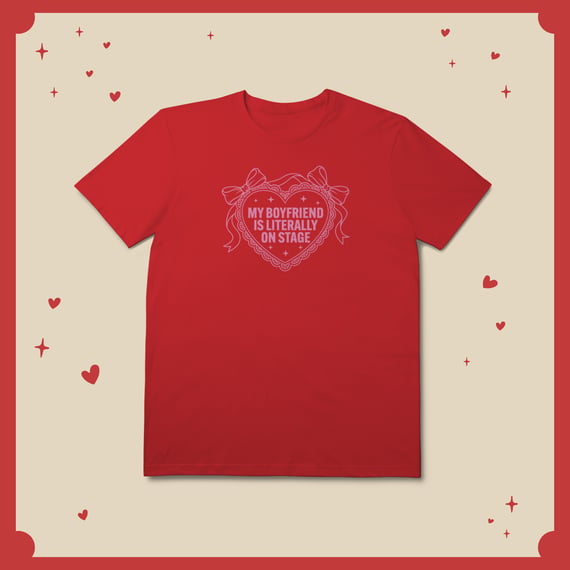 Camiseta Boyfriend On Stage