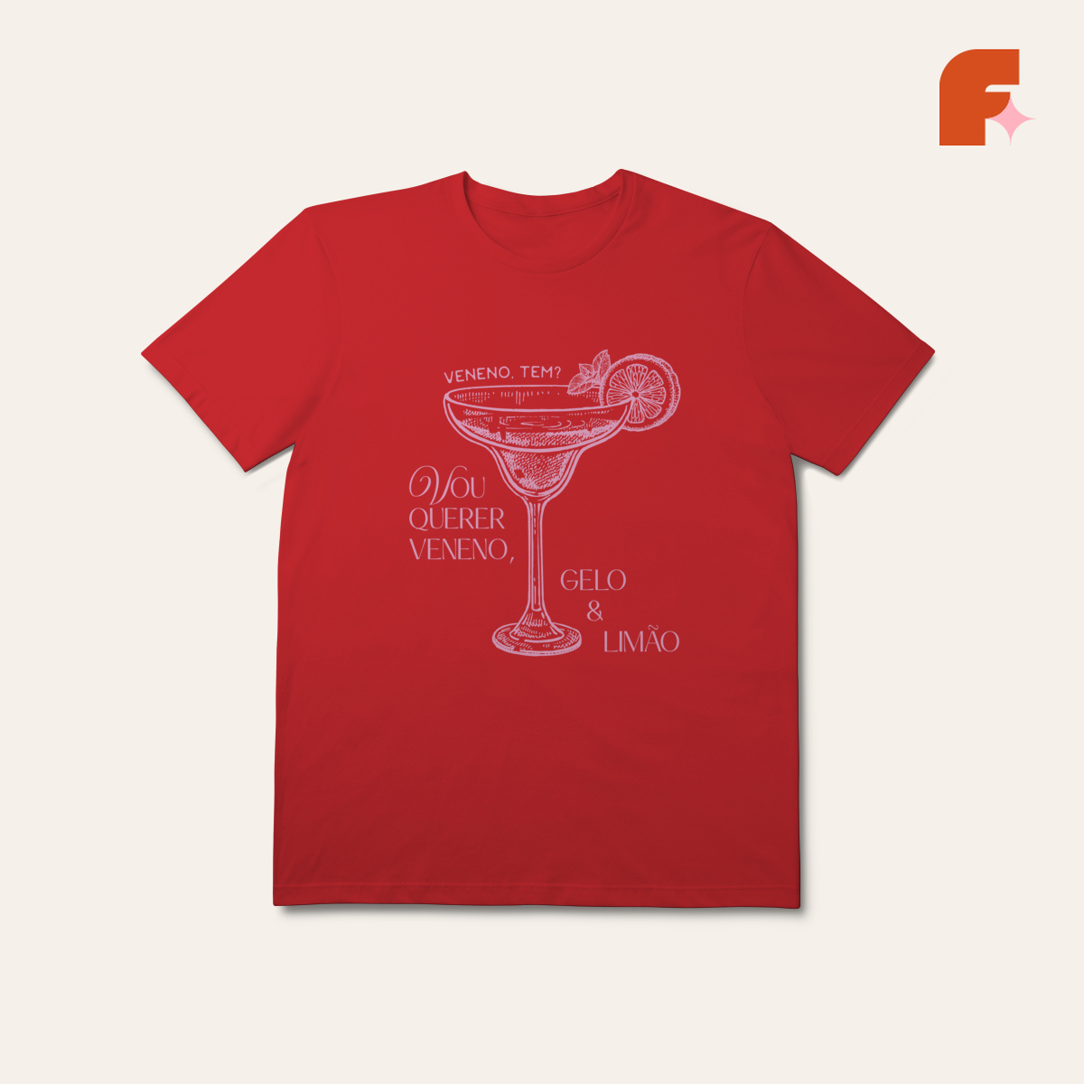 Camiseta Veneno, Gelo e Limão