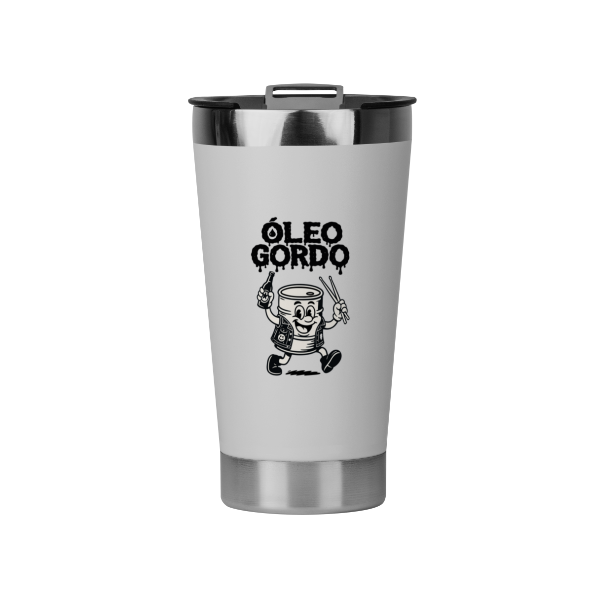 Nome do produto: Copo Térmico - Banda Óleo Gordo