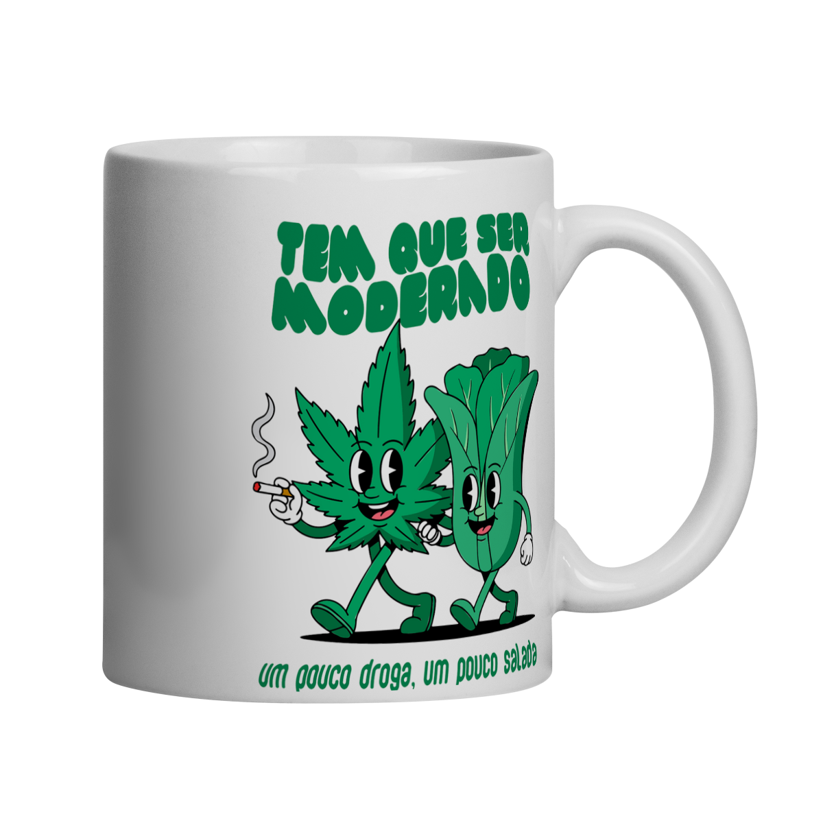 Nome do produto: Tem que ser moderado - Caneca