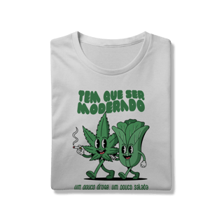 Nome do produto Tem que ser moderado - Camiseta Prime