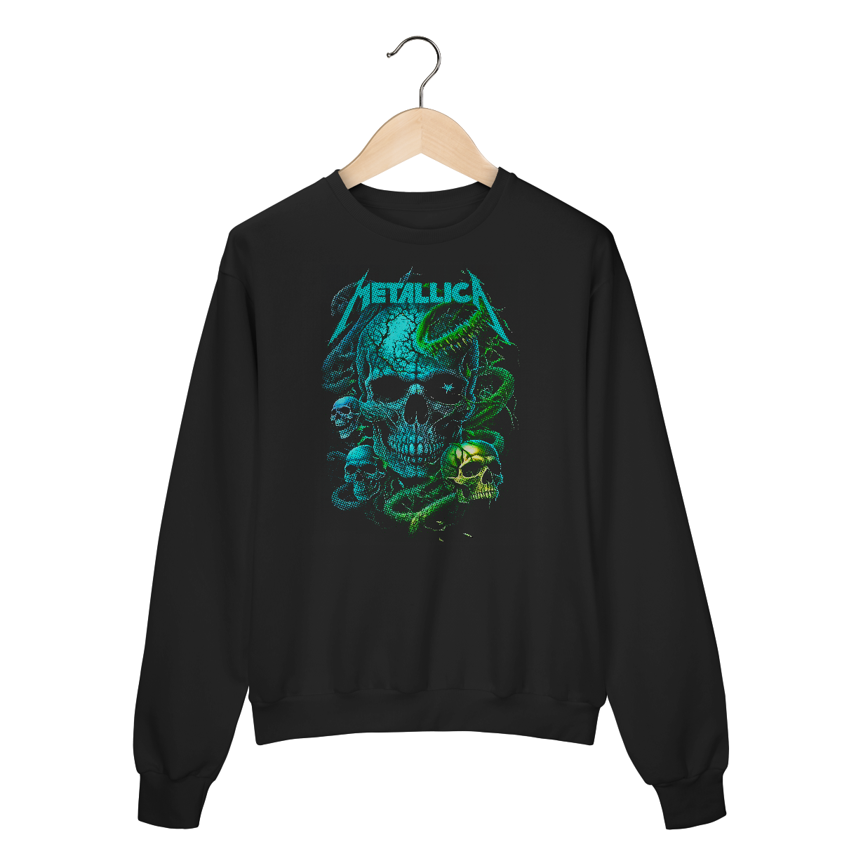 Nome do produto: METALLICA - MOLETOM PRIME FECHADO