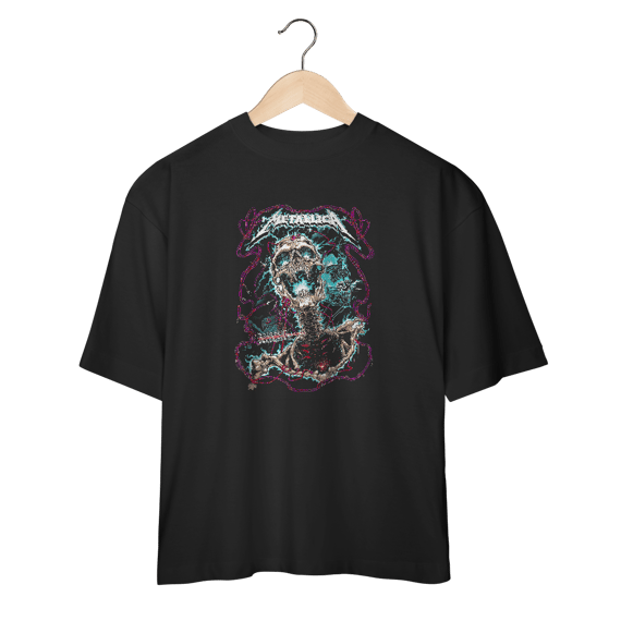METALLICA- CAMISETA OVERSIZED