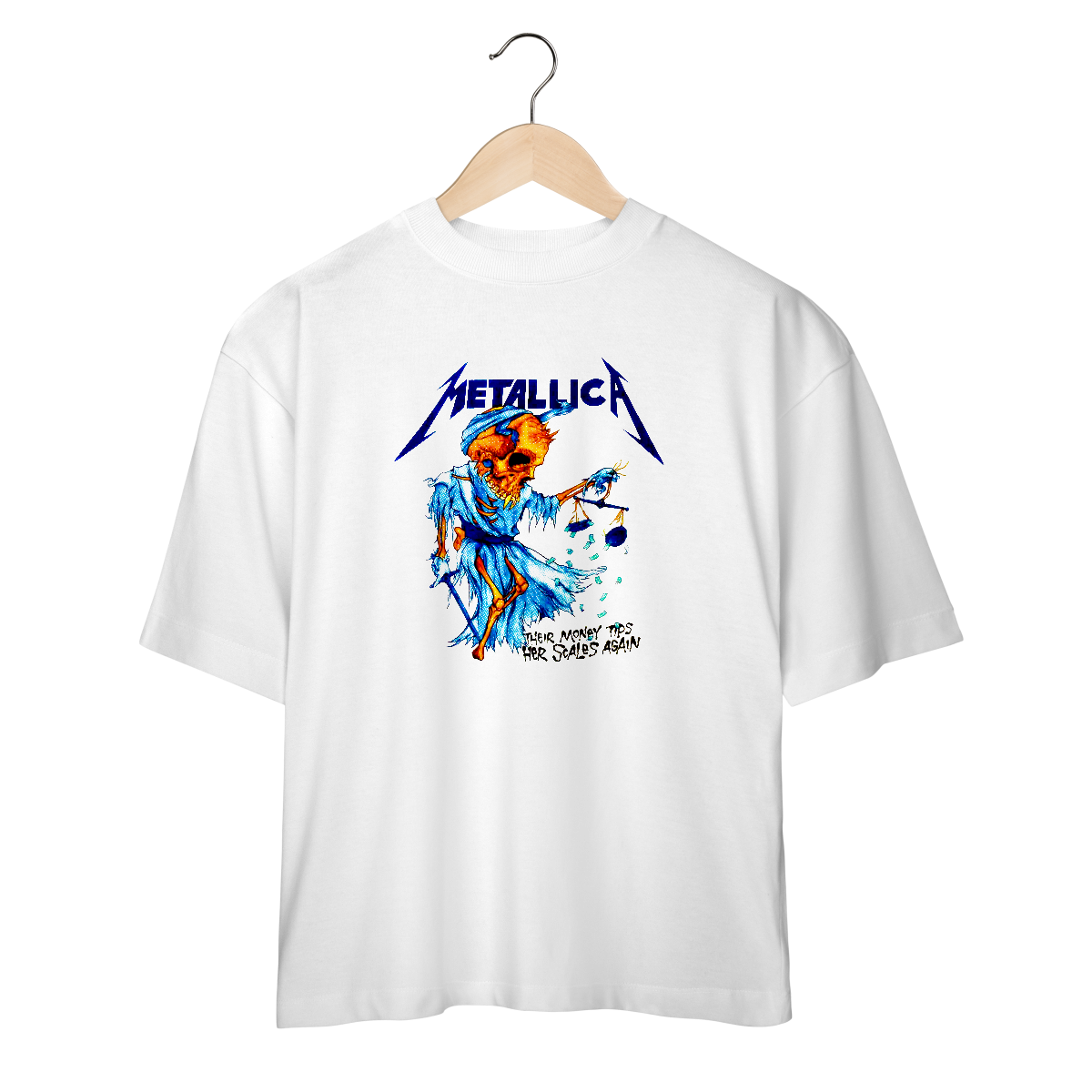Nome do produto: METALLICA - CAMISETA OVERSIZED