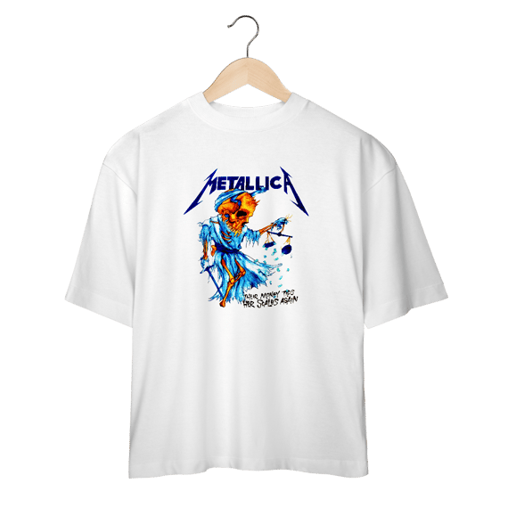 METALLICA - CAMISETA OVERSIZED