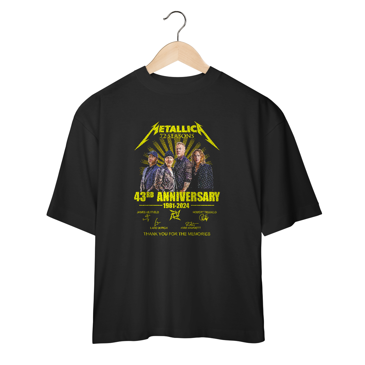 Nome do produto: METALLICA - CAMISETA OVERSIZED