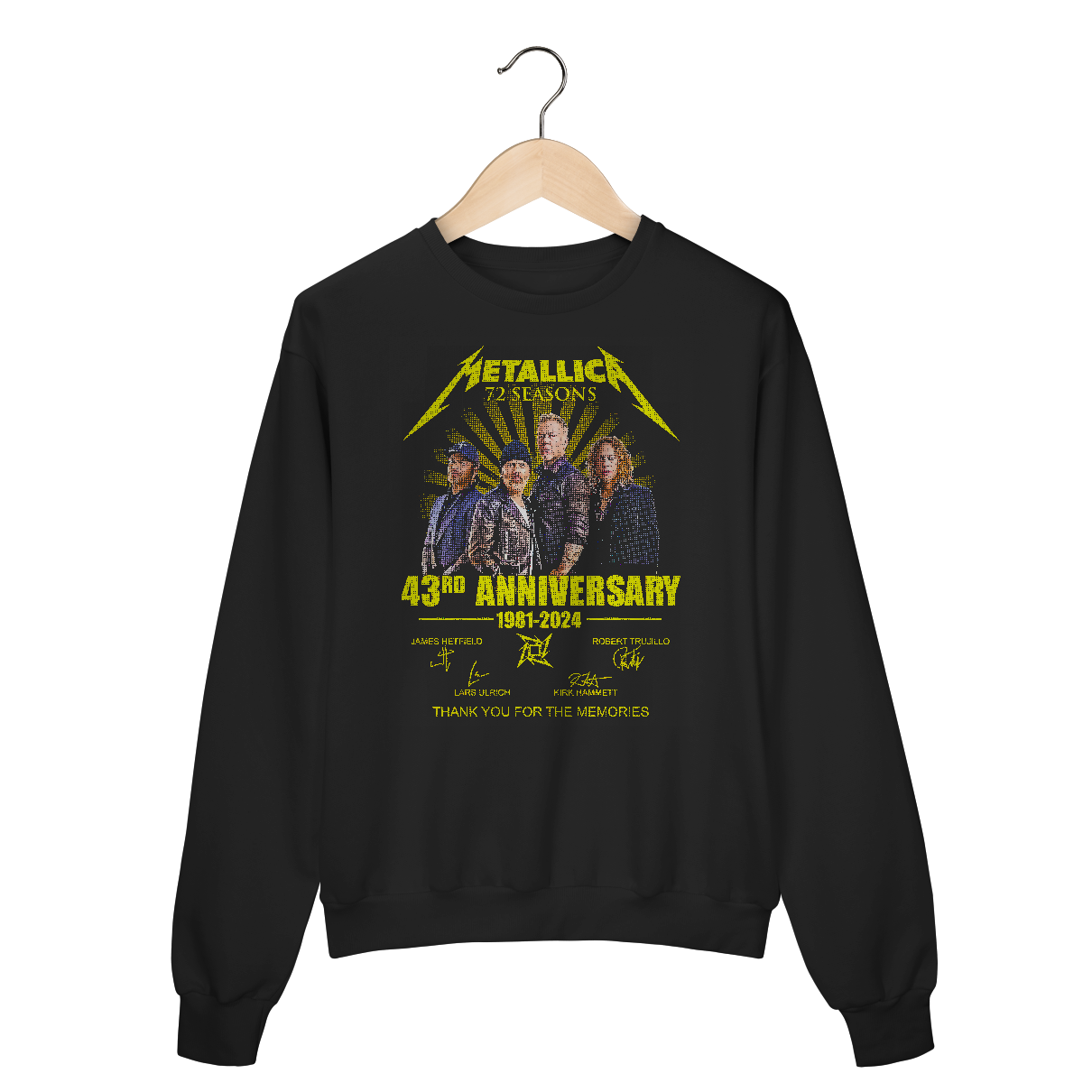 Nome do produto: METALLICA - MOLETOM PRIME FECHADO