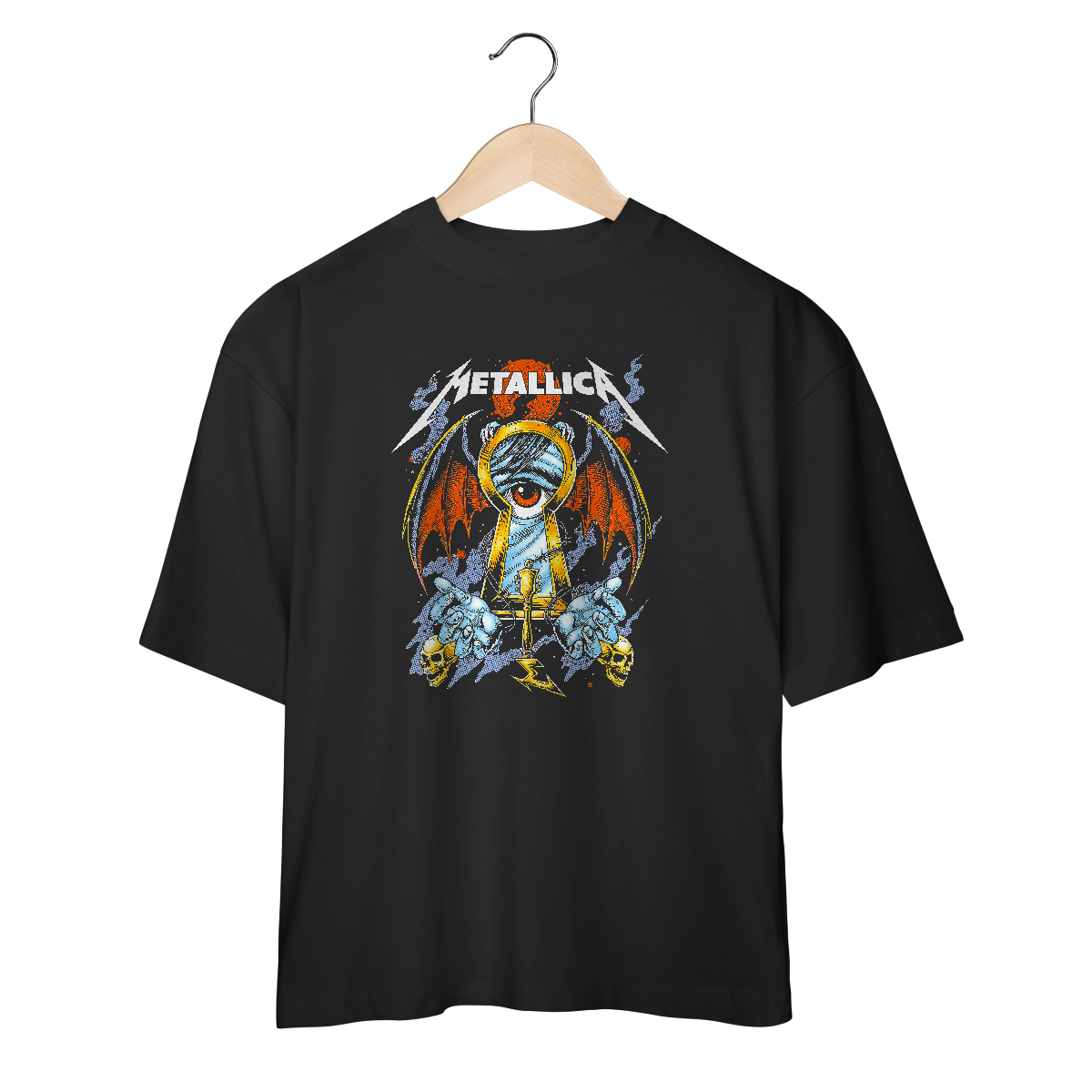 Nome do produto: METALLICA - CAMISETA OVERSIZED