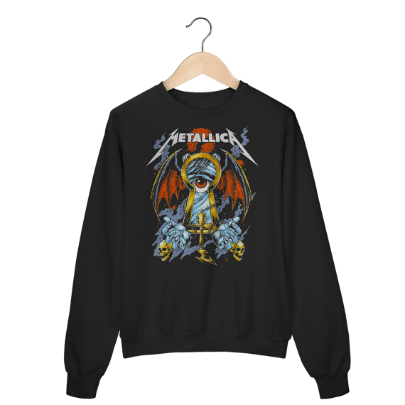 METALLICA - MOLETOM PRIME FECHADO 