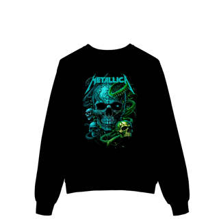 Nome do produto METALLICA - MOLETOM PRIME FECHADO