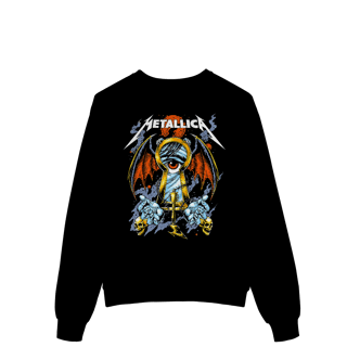 Nome do produto METALLICA - MOLETOM PRIME FECHADO 