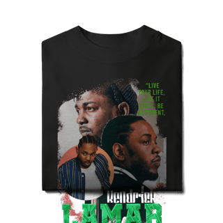 Nome do produto KENDRICK LAMAR - CAMISETA OVERSIZED