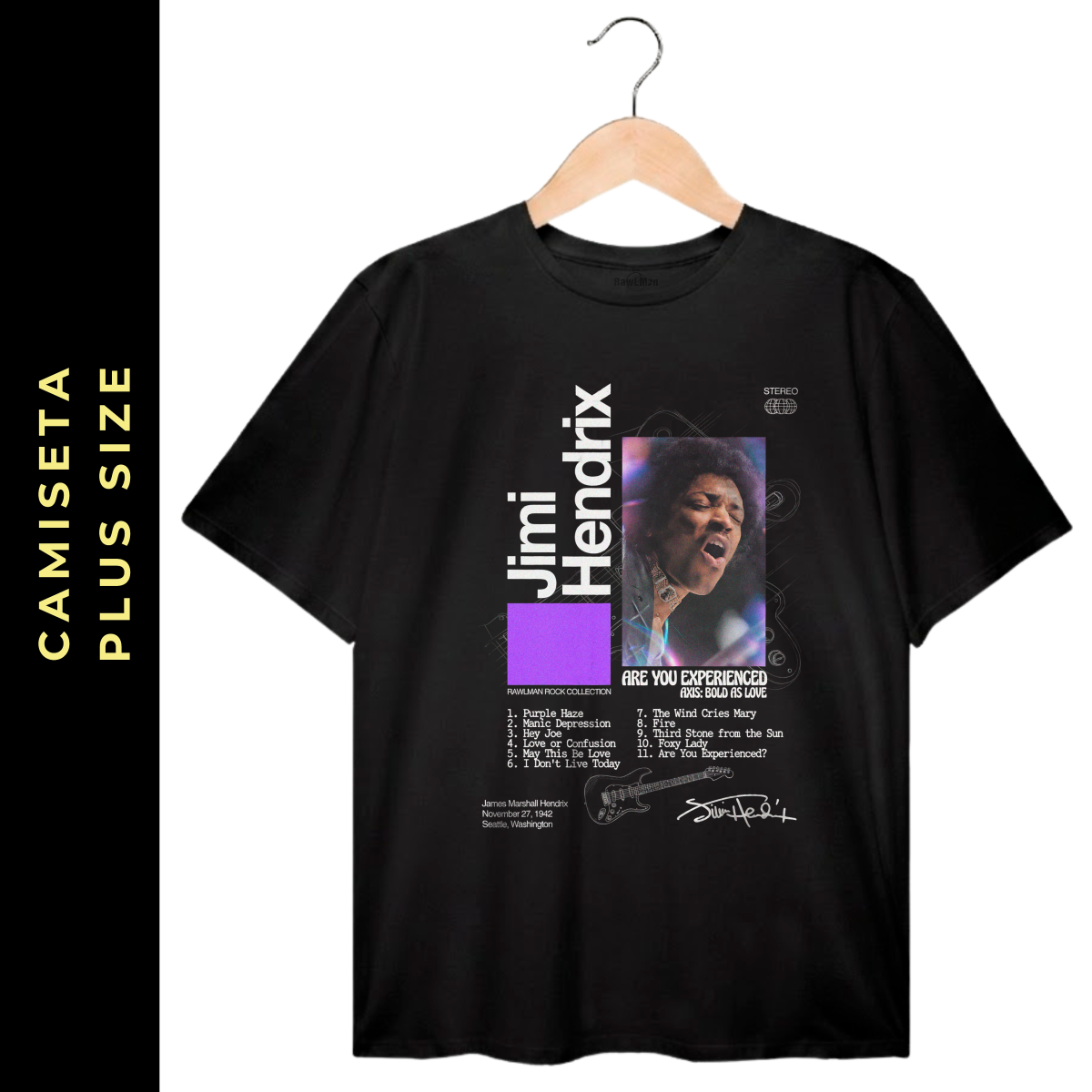 Plus Size Rock Jimi Hendrix I